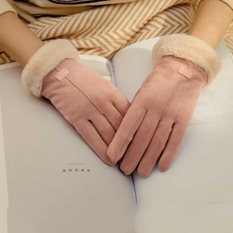 Plush Touchscreen Cycling Gloves™