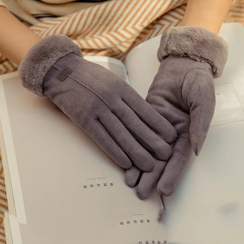 Plush Touchscreen Cycling Gloves™