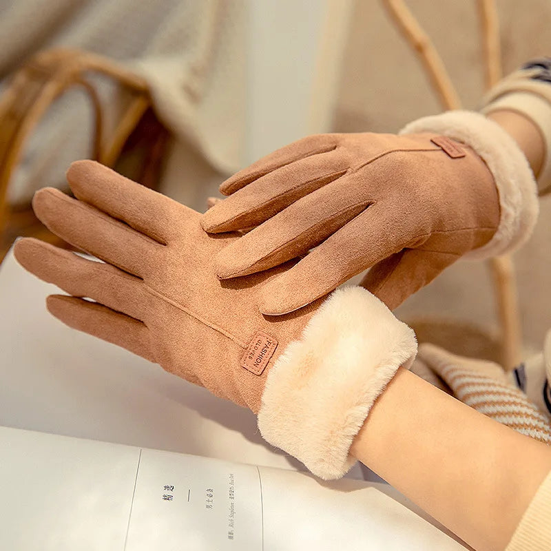 Plush Touchscreen Cycling Gloves™