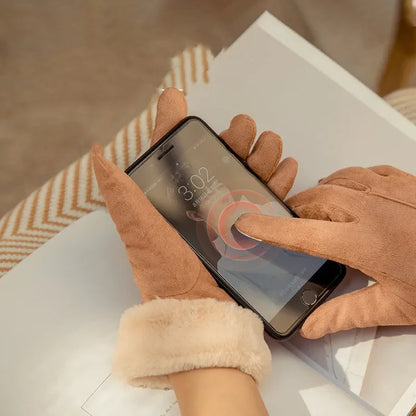 Plush Touchscreen Cycling Gloves™